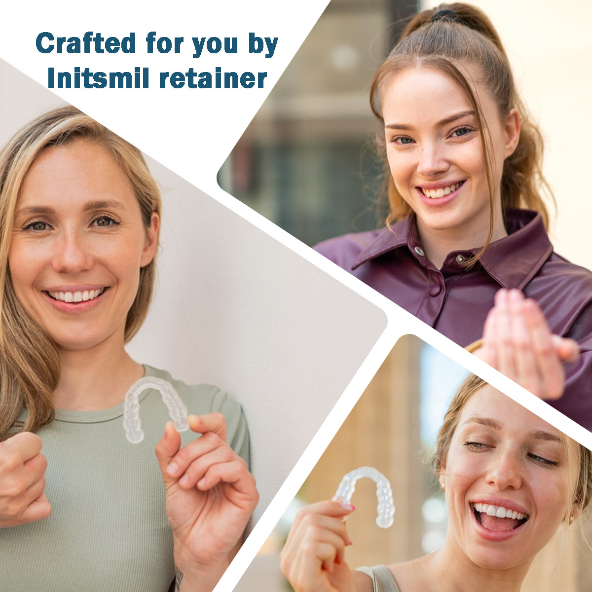 Custom Dental Clear Retainer for Upper and Lower Teeth