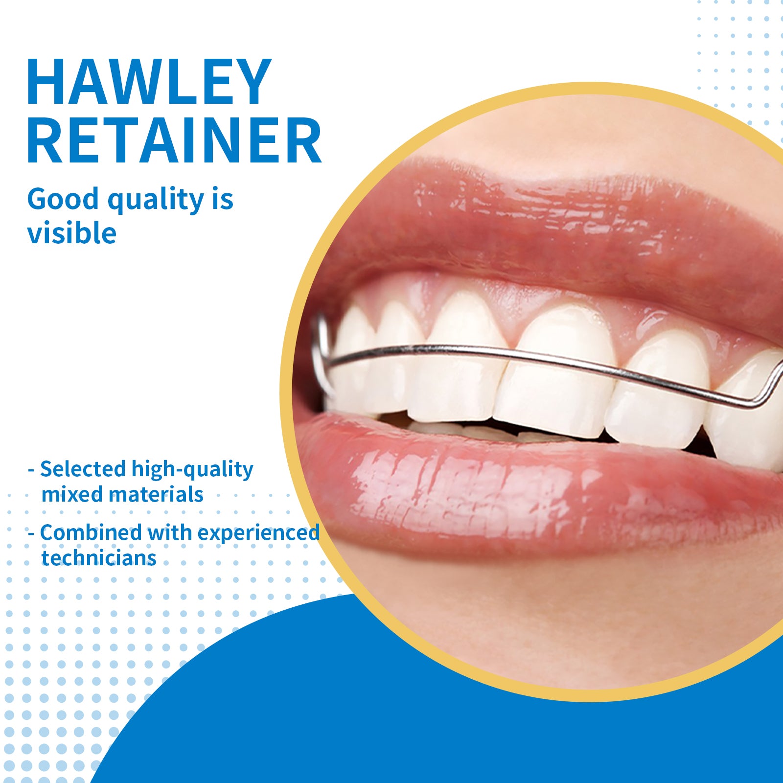 Hawley Retainers for Teeth, Retainers for Upper and Lower Teeth